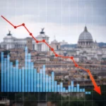 Crollo PIL Italia 2020: -9% secondo FMI